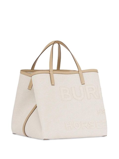 Burberry mini Horseferry tote bag - Neutrals