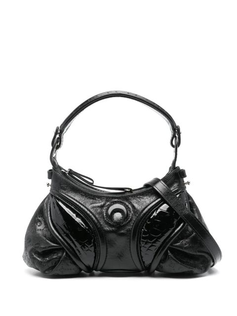 Marine Serre small Futura shoulder bag - Black - zdjęcie produktu nr 1