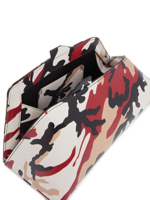 The Attico 8.30PM camouflage-pattern clutch ag - Neutrals