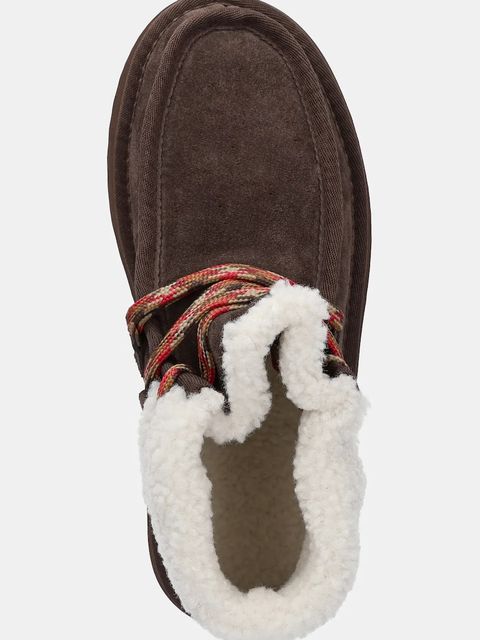 Answear.LAB śniegowce zamszowe kolor brązowy