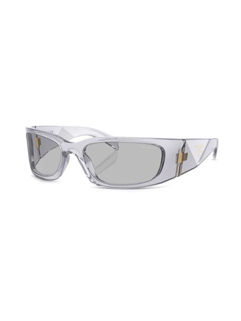 Prada Eyewear transparent rectangle sunglasses - Grey - zdjęcie produktu nr 2