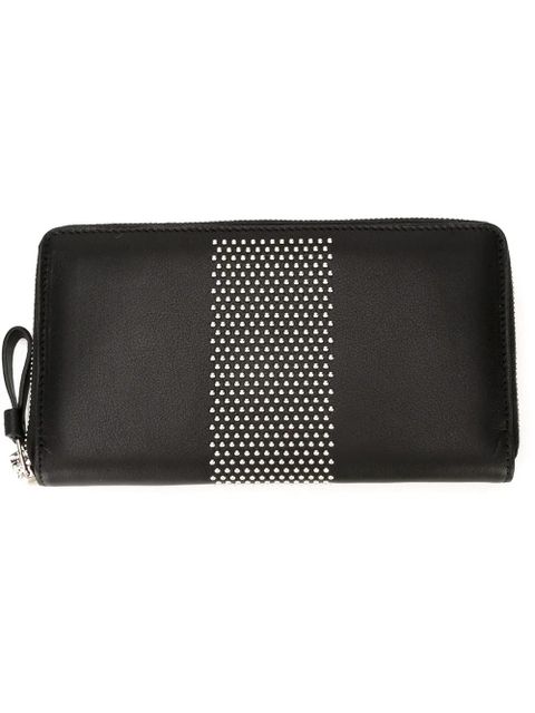 Alexander McQueen studded zip around wallet - Black - zdjęcie produktu nr 1