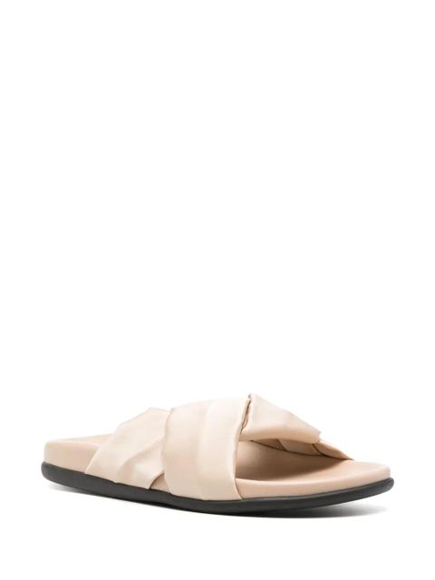 Ancient Greek Sandals Whitney satin slides - Neutrals