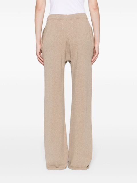 Maison Margiela straight-leg knitted trousers - Neutrals