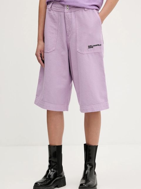 Karl Lagerfeld Jeans szorty jeansowe - zdjęcie produktu nr 2