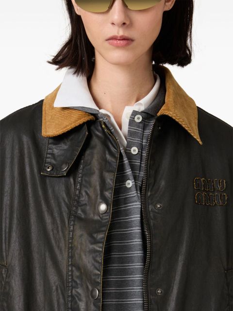 Miu Miu poplin gilet - Black