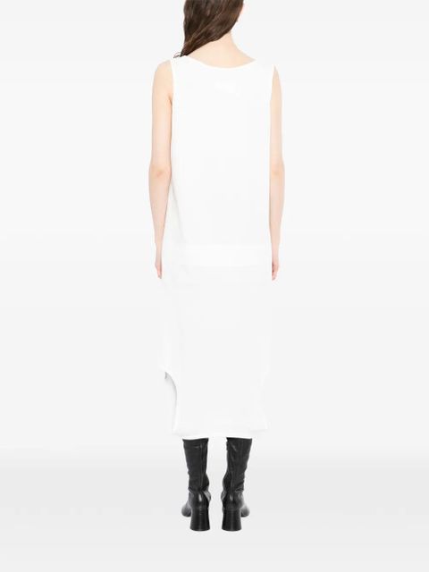 MM6 Maison Margiela printed mini dress - White