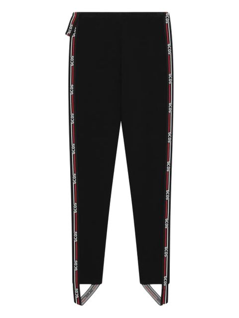 GCDS logo-tape leggings - Black - zdjęcie produktu nr 1