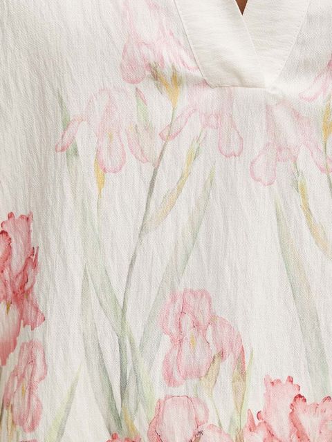 Answear.LAB bluzka damska kolor różowy wzorzysta