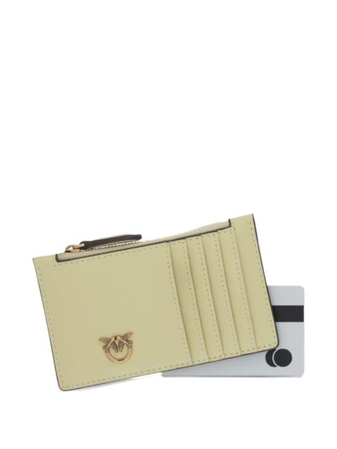 PINKO Love birds cardholder - Yellow