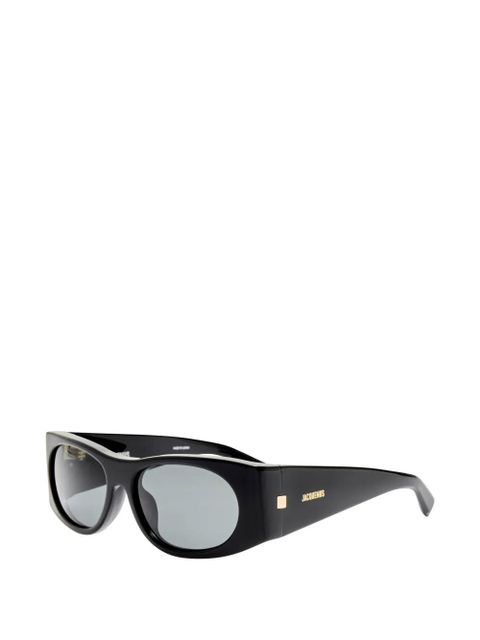 Jacquemus oval-frame sunglasses - Black - zdjęcie produktu nr 2