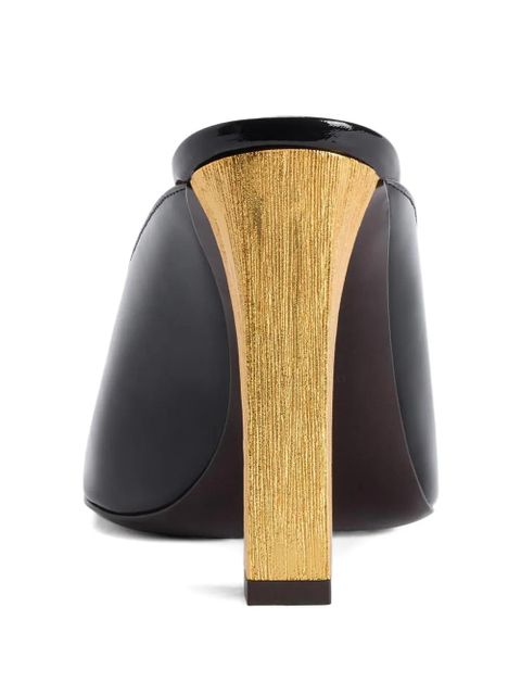 Giuseppe Zanotti 105mm leather heeled sandals - Black - zdjęcie produktu nr 2