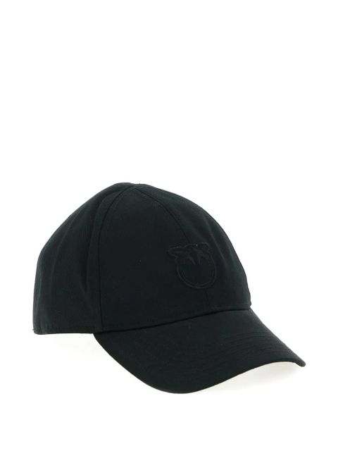 PINKO embroidered logo cap - Black