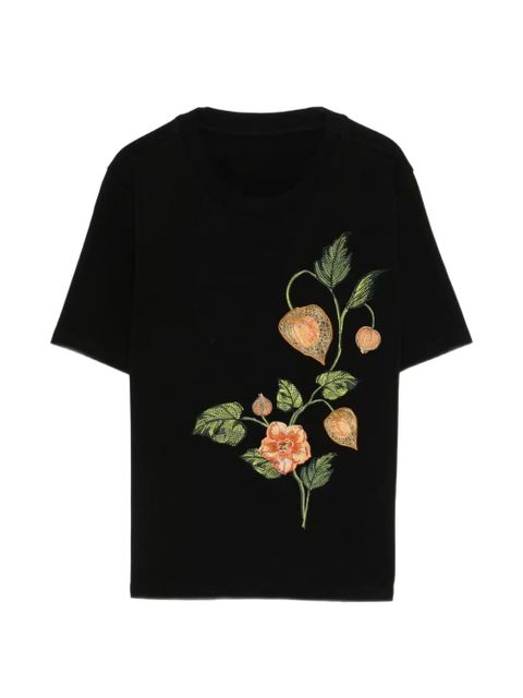Agua By Agua Bendita Sama Uchuva embroidered T-shirt - Black - zdjęcie produktu nr 1