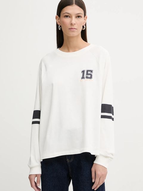 Marc O'Polo longsleeve bawełniany kolor biały 5000007518 - zdjęcie produktu nr 1