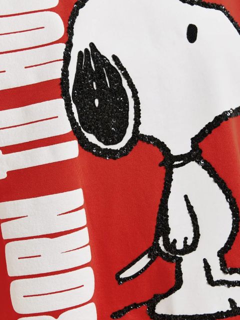 Essentiel Antwerp x Peanuts sequin-embellishment sweatshirt - Red