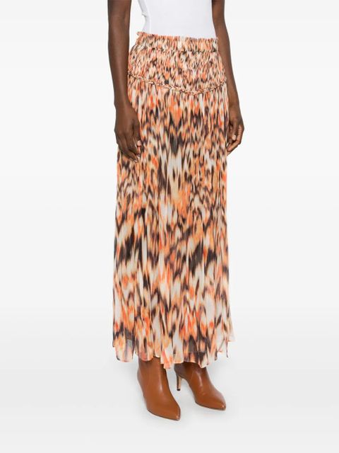 ISABEL MARANT Rolande maxi skirt - Orange