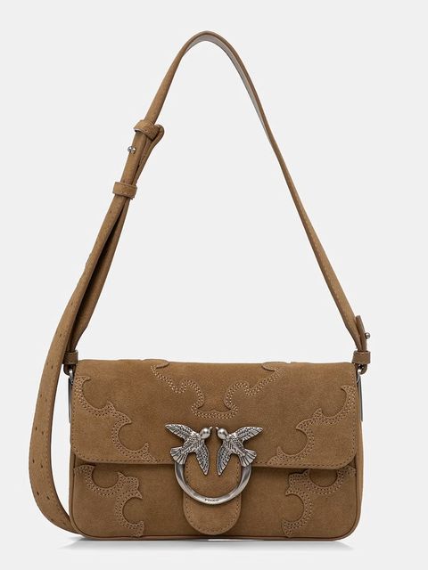 Pinko torebka crossbody damska zamszowa - zdjęcie produktu nr 1