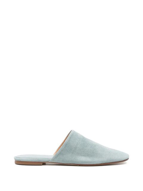 Aeyde Rega suede mules - Blue - zdjęcie produktu nr 1