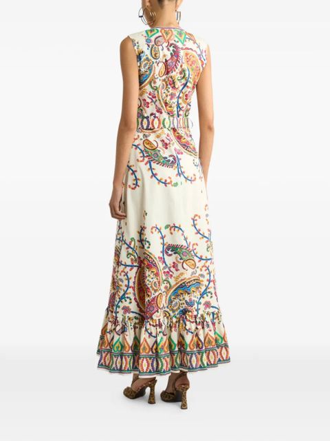 ETRO floral paisley-print cotton maxi dress - White - zdjęcie produktu nr 2