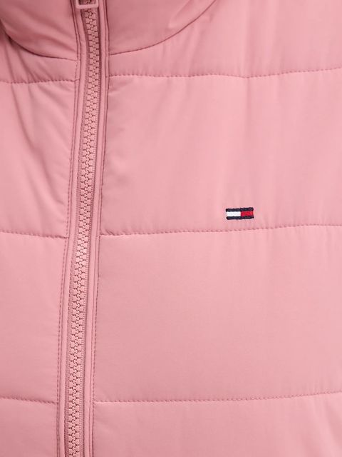 Tommy Jeans bezrękawnik damski kolor różowy przejściowy DW0DW21409