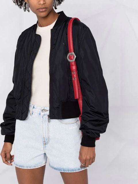 Off-White Diag-print long-sleeve T-shirt - Neutrals