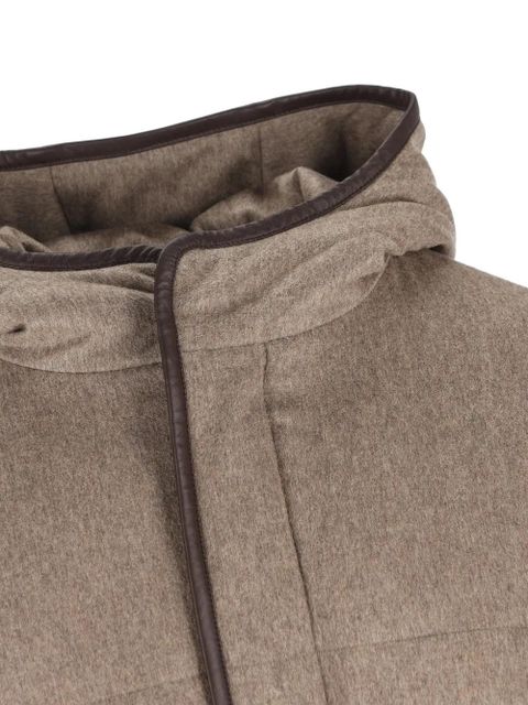 Tod's belted padded jacket - Neutrals