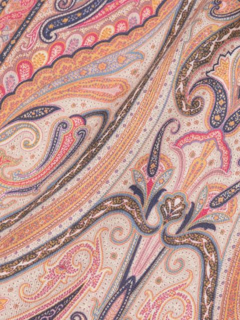 ETRO paisley-print cashmere blend scarf - Neutrals - zdjęcie produktu nr 2