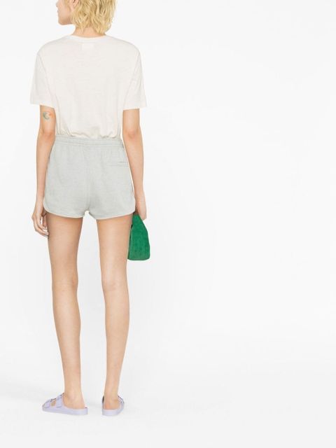 MARANT ÉTOILE Mifa logo-print track shorts - Blue