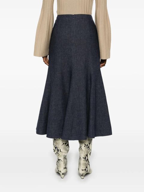 Gabriela Hearst Amy midi skirt - Blue