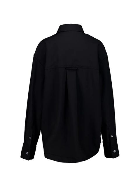 AMI Paris sharp-collar shirt - Black - zdjęcie produktu nr 2