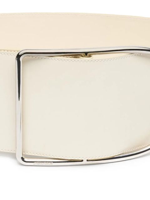 Jacquemus The Maxi Bambino belt - White - zdjęcie produktu nr 2