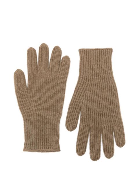 TOTEME ribbed cashmere gloves - Neutrals - zdjęcie produktu nr 2