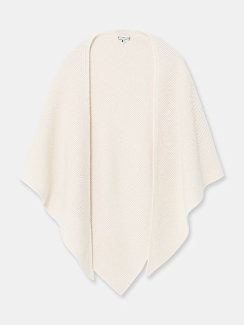 Tommy Hilfiger chusta wełniana kolor beżowy gładka AW0AW18516 - zdjęcie produktu nr 1