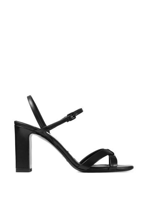 Jimmy Choo Elsy buckle leather sandals - Black - zdjęcie produktu nr 1
