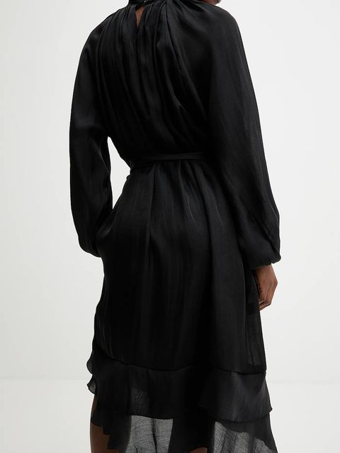 Answear.LAB sukienka kolor czarny mini rozkloszowana