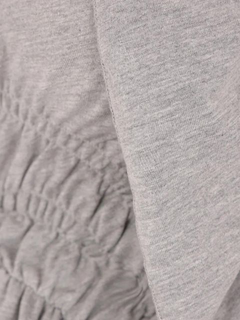 Cecilie Bahnsen ruched T-shirt - Grey