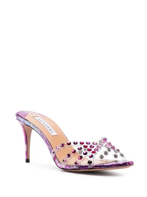 Aquazzura Tequila 75mm mules - Pink