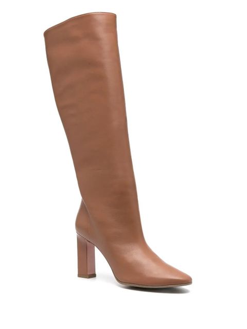 Aquazzura Manzoni 85mm knee-high boots - Brown