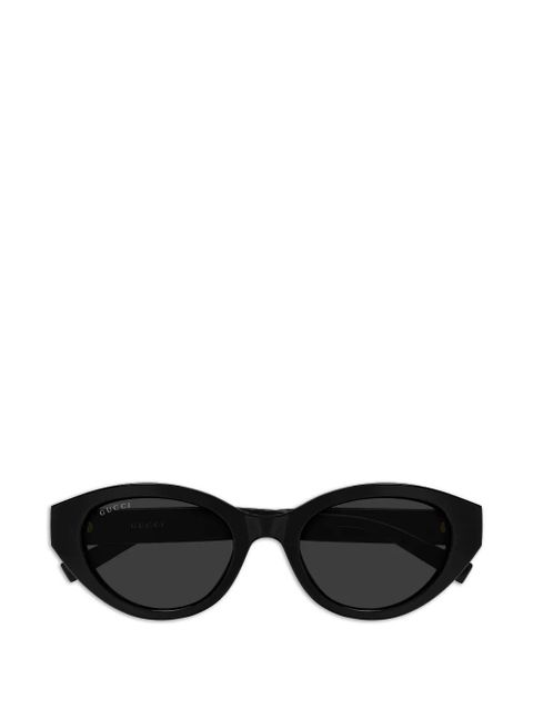 Gucci Eyewear cat-eye stripe sunglasses - Black - zdjęcie produktu nr 1