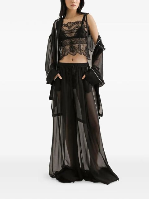 Dolce & Gabbana lace tie-strap top - Black - zdjęcie produktu nr 2