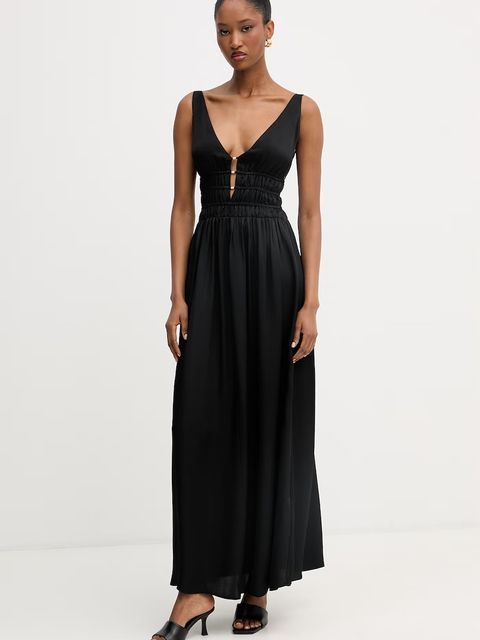 Liu Jo sukienka rozkloszowana z wiskozy - zdjęcie produktu nr 1