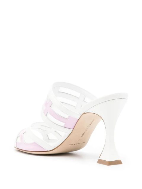 Manolo Blahnik 90mm Avespamu peep-toe sandals - White - zdjęcie produktu nr 2