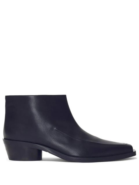 Proenza Schouler Bronco leather ankle boots - Black - zdjęcie produktu nr 1