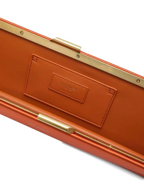 Saint Laurent large Midnight clutch bag - Orange