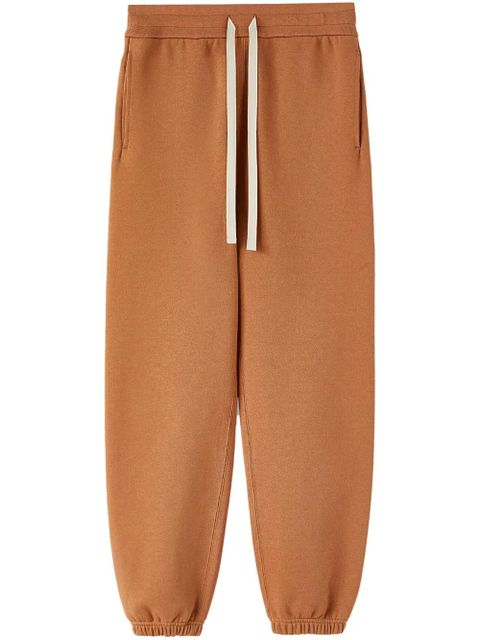Jil Sander cotton drawstring track pants - Brown - zdjęcie produktu nr 1