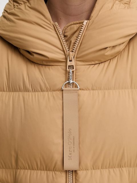 Marc O'Polo kurtka puchowa kolor beżowy zimowa 509087471081