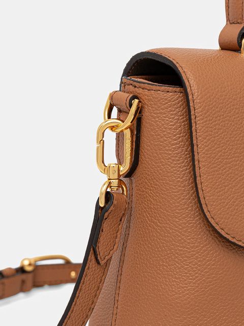 Furla torebka skórzana Moonlight S kolor brązowy WB01882 BX3036 RY000