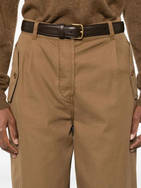 The Row cropped trousers - Brown