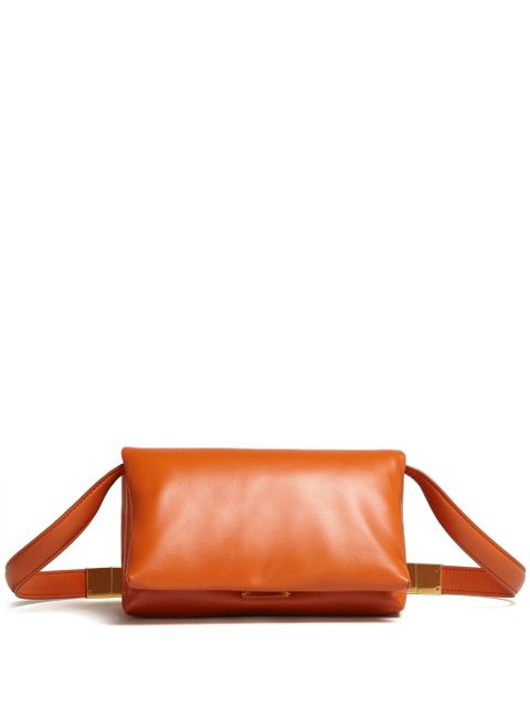 Marni small Prisma leather shoulder bag - Orange - zdjęcie produktu nr 1